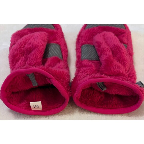 NWOT The North Face Denali Thermal Girls Mittens, Cabaret Pink, Sz Med - Picture 3 of 5